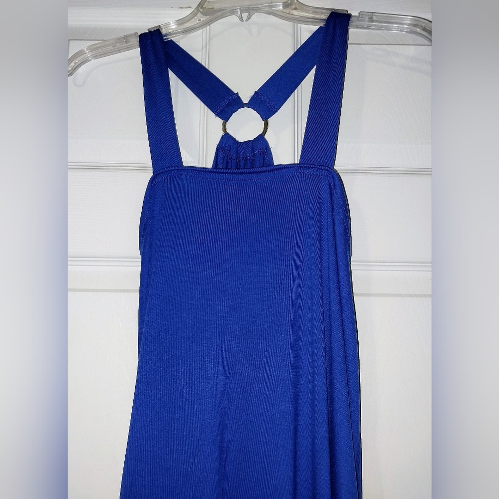 La Mode Halter Style Midi Dress Large NWT